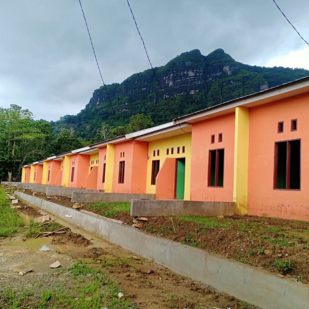 foto tampak rumah tipe 36 perumahan Citra Buana Residence