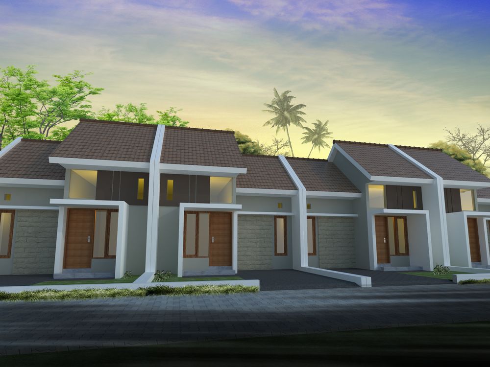 foto tampak rumah tipe 36 perumahan BORO ASRI