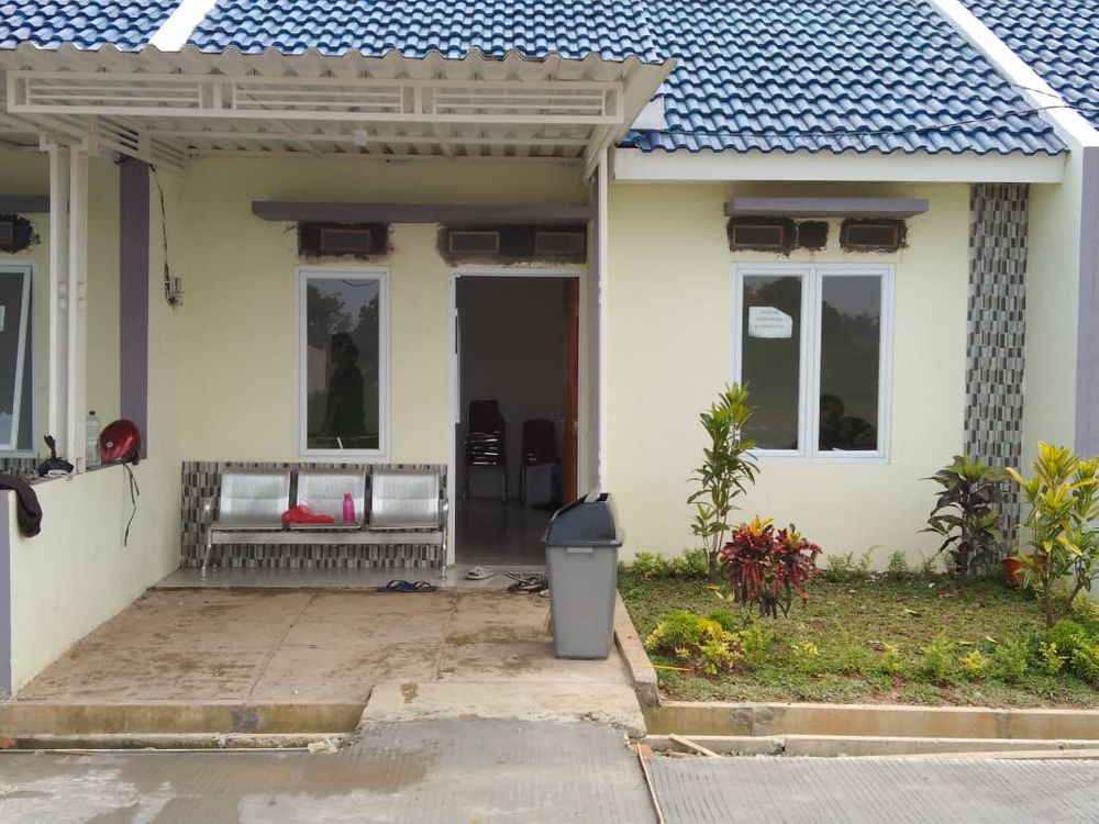 foto tampak rumah tipe subsidi perumahan GRAHA KARANGSARI KARAWANG