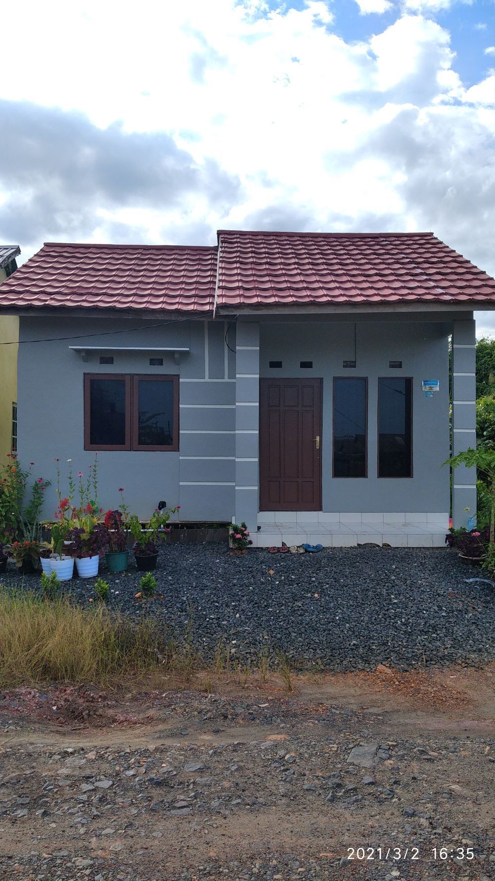 foto tampak rumah tipe Premium 36/150 perumahan KOMPLEK BERANGAS PERMATA INDAH