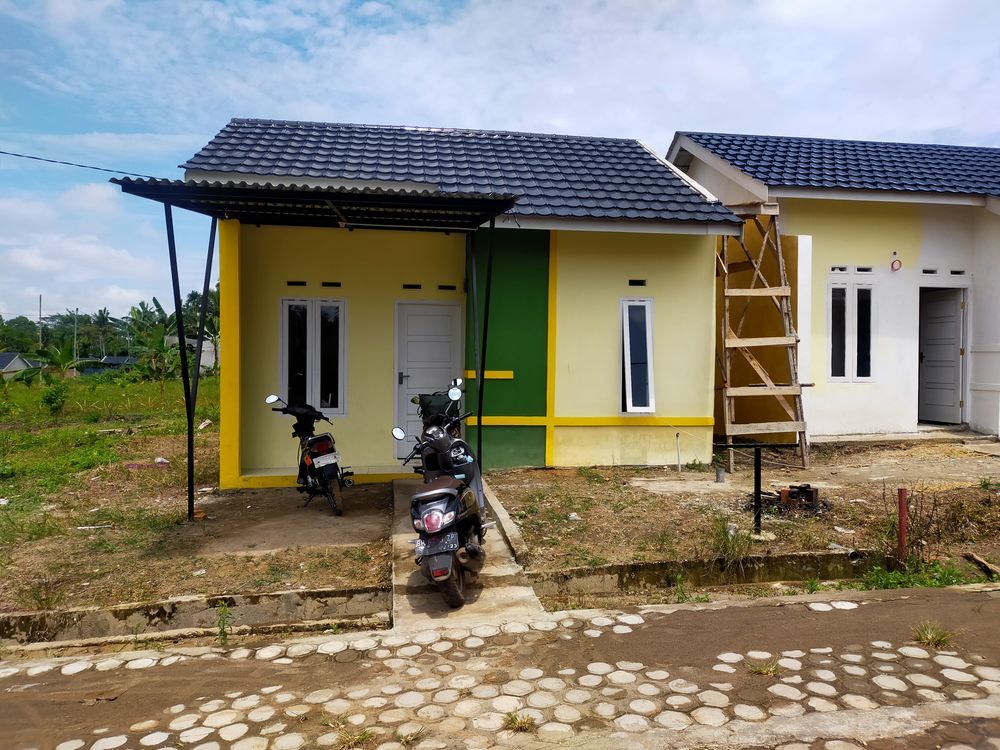 foto tampak rumah tipe 36 perumahan ALAM CITRA TAHAP 4