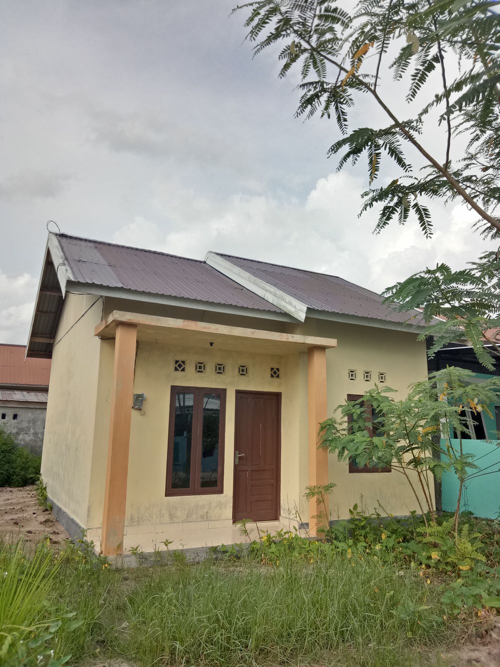 foto tampak rumah tipe 36 FLPP perumahan KECIPIR CITRA ASRI