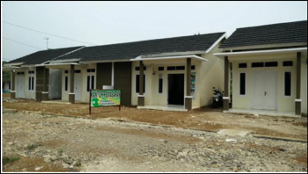 foto tampak rumah tipe 30/60 perumahan CITAMAN INDAH