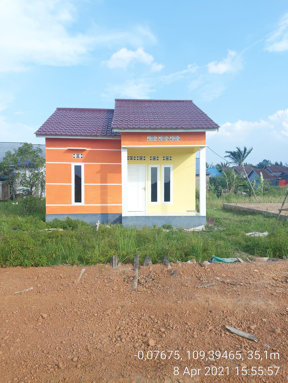 foto tampak rumah tipe 36 perumahan SEJAHTERA 2