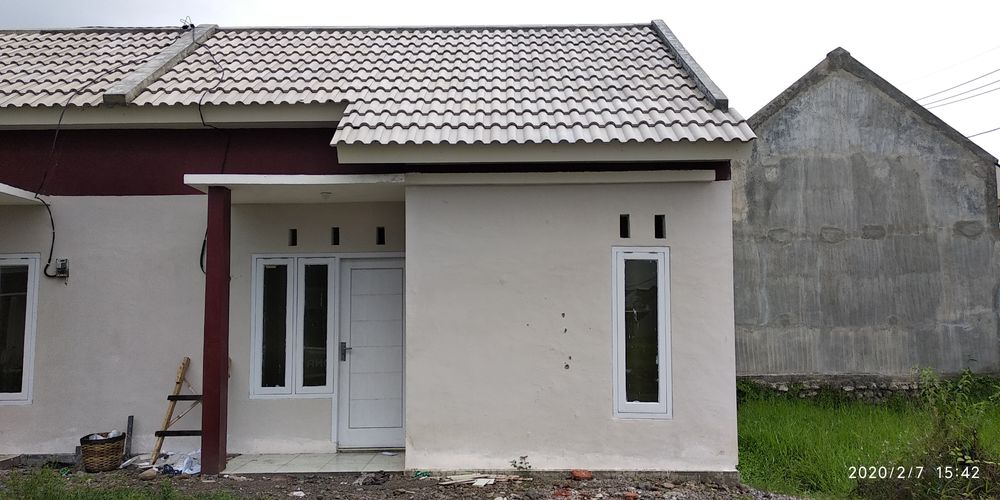 foto tampak rumah tipe 30 perumahan GAZA RESIDENCE