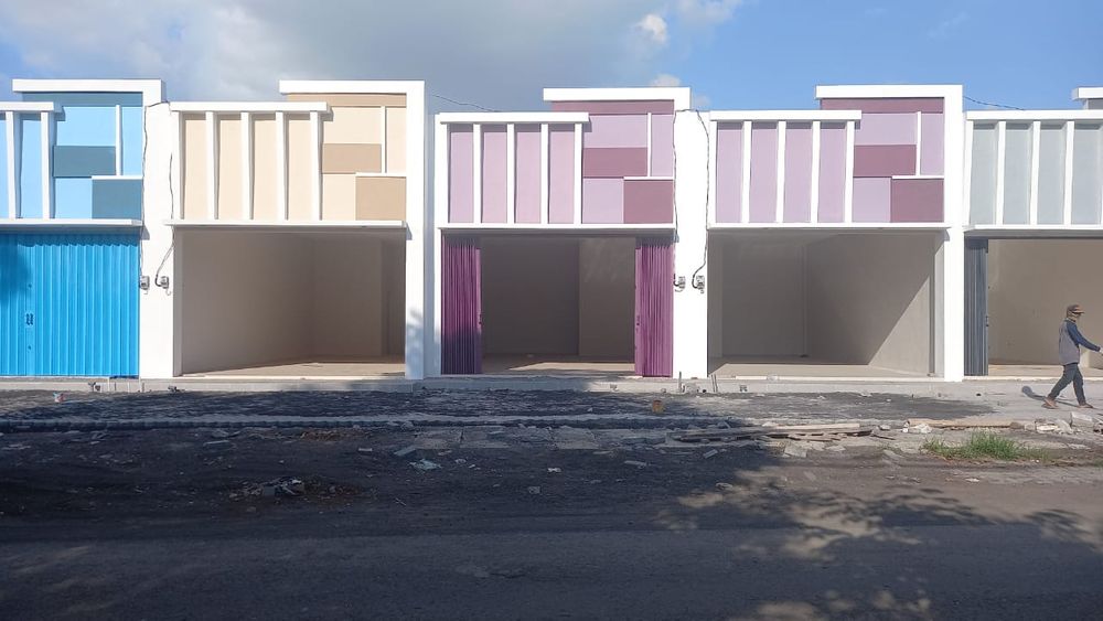 foto tampak rumah tipe TOKO perumahan GAZA RESIDENCE