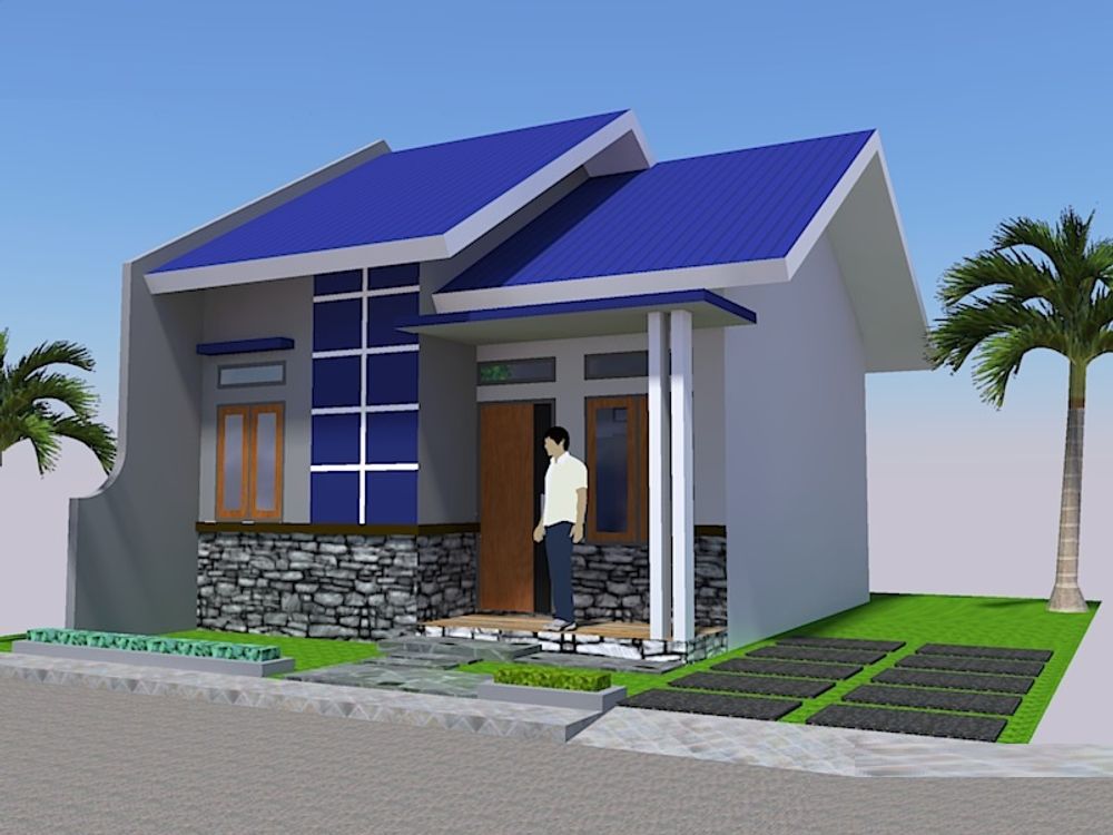 foto tampak rumah tipe rumah tapak perumahan PERUMAHAN PINANG INDAH VILLAGE