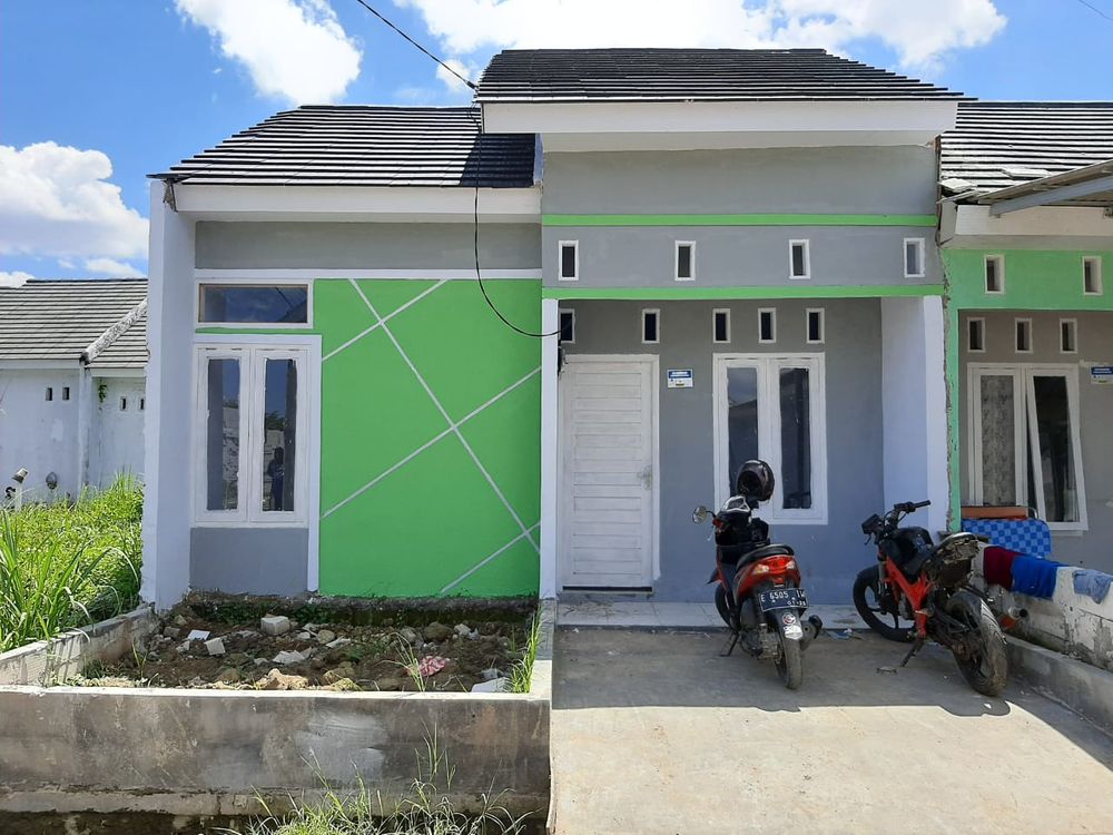foto tampak rumah tipe 36/66 perumahan GREEN PASALAKAN