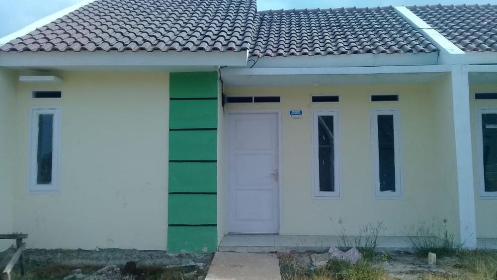 foto tampak rumah tipe 36/71 perumahan Cikondang Regency