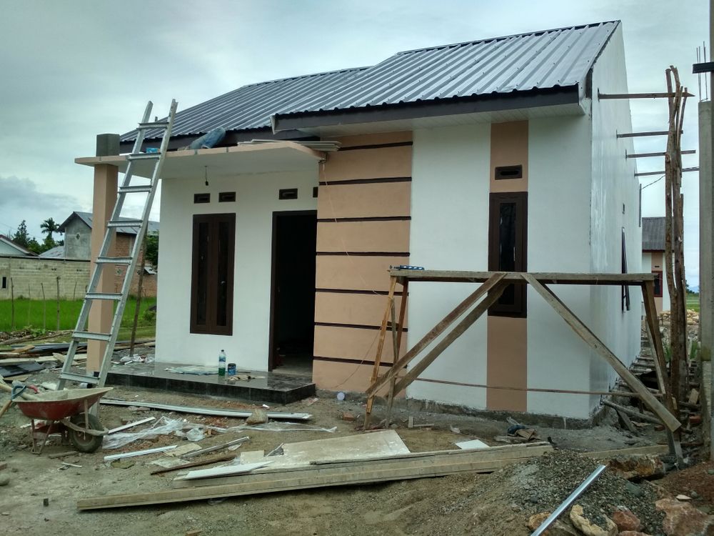 foto tampak rumah tipe 36 perumahan GRAND LAMMANYANG
