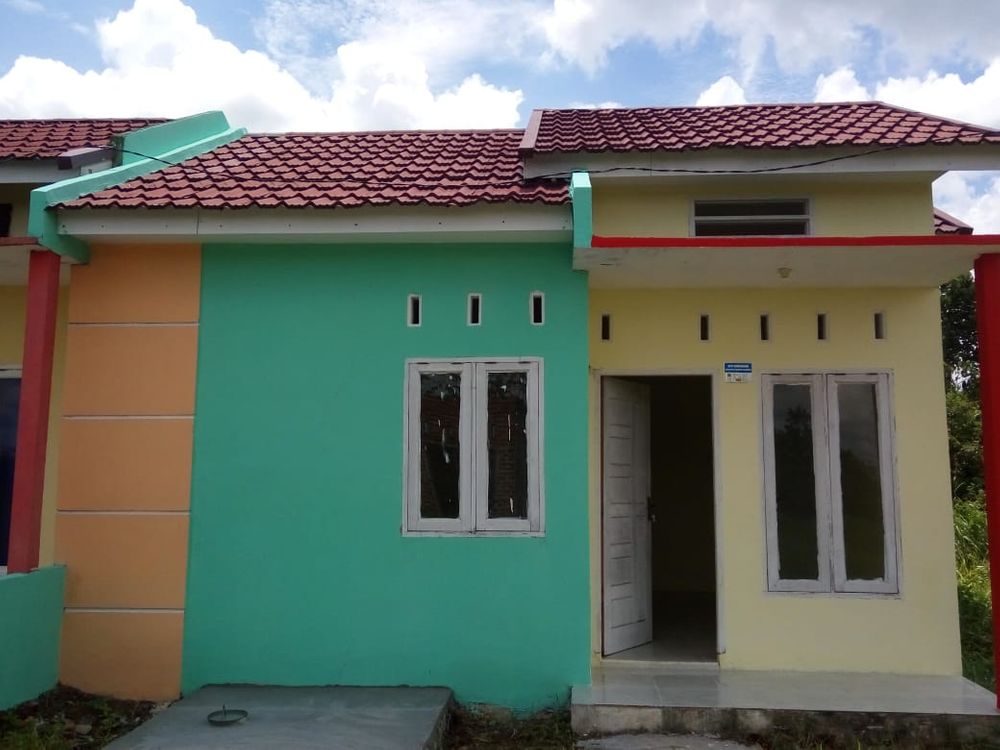 foto tampak rumah tipe 36/114 perumahan Mulia indah residence