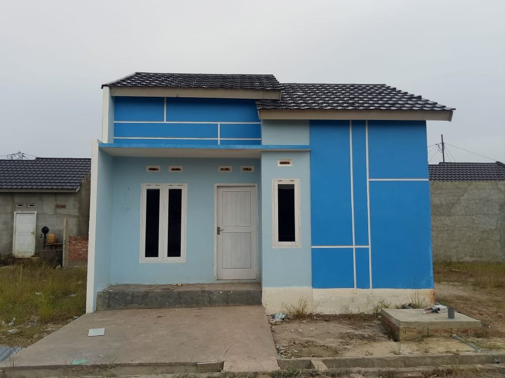 foto tampak rumah tipe 36 perumahan Duta Muda 2 Karya Mandiri