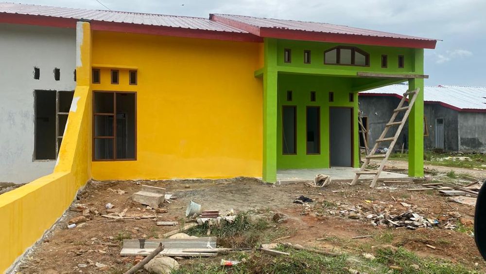 foto tampak rumah tipe 60 perumahan PERUMAHAN AMELIA GARDEN