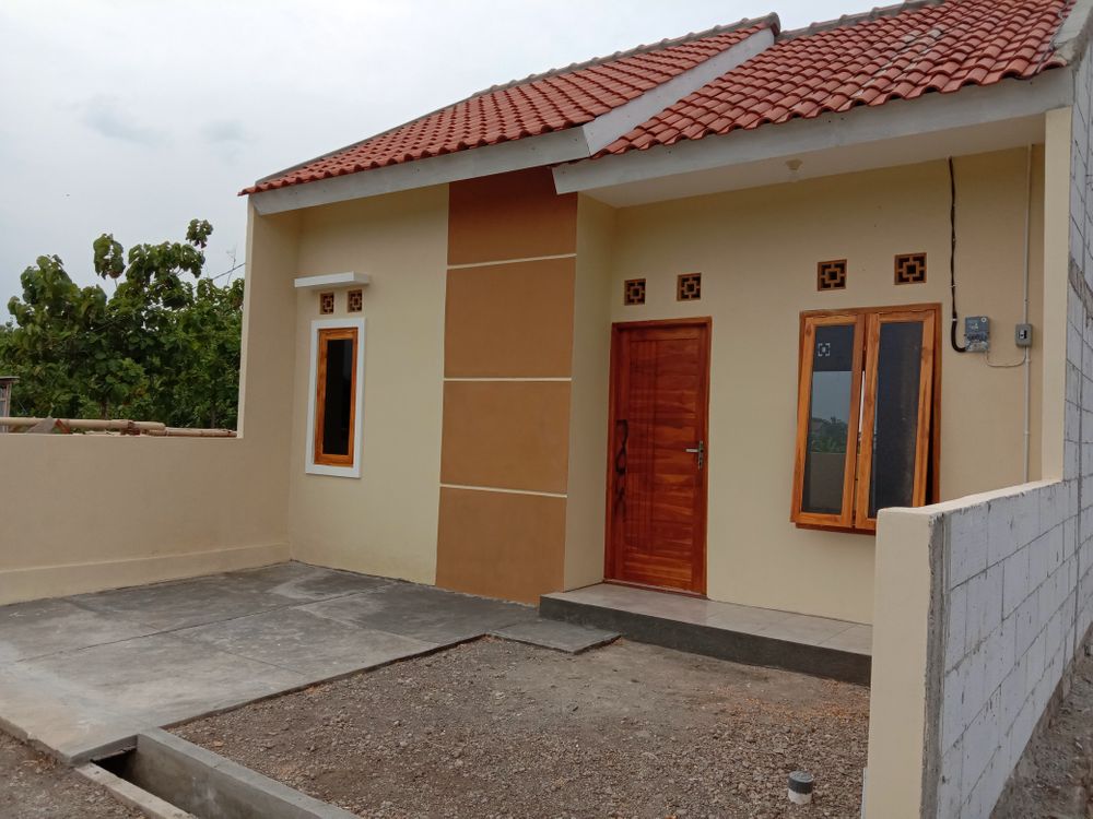 foto tampak rumah tipe 36 perumahan Rindang Asri