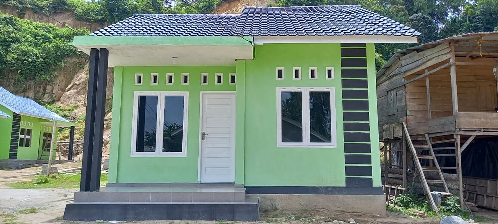 foto tampak rumah tipe 36/135 perumahan Menara Utama