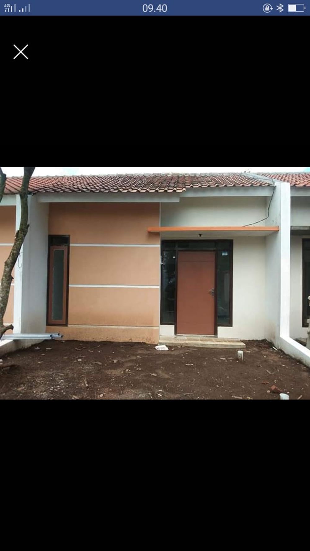 foto tampak rumah tipe 30/60 perumahan perumahan villa krincing permai