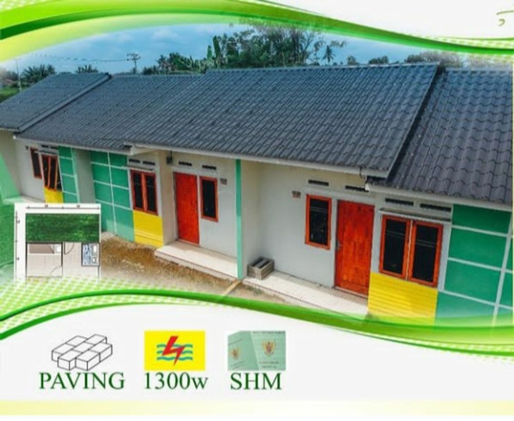 foto tampak rumah tipe Rumah Subsidi perumahan Griya Sirsak Mencirim 2 Tahap II