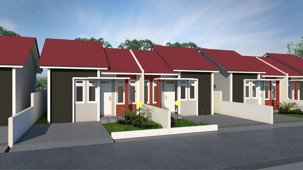 foto tampak rumah tipe 36 perumahan GRIYA WANAYU