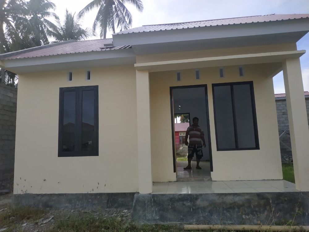 foto tampak rumah tipe 36 perumahan Dulumo Permai