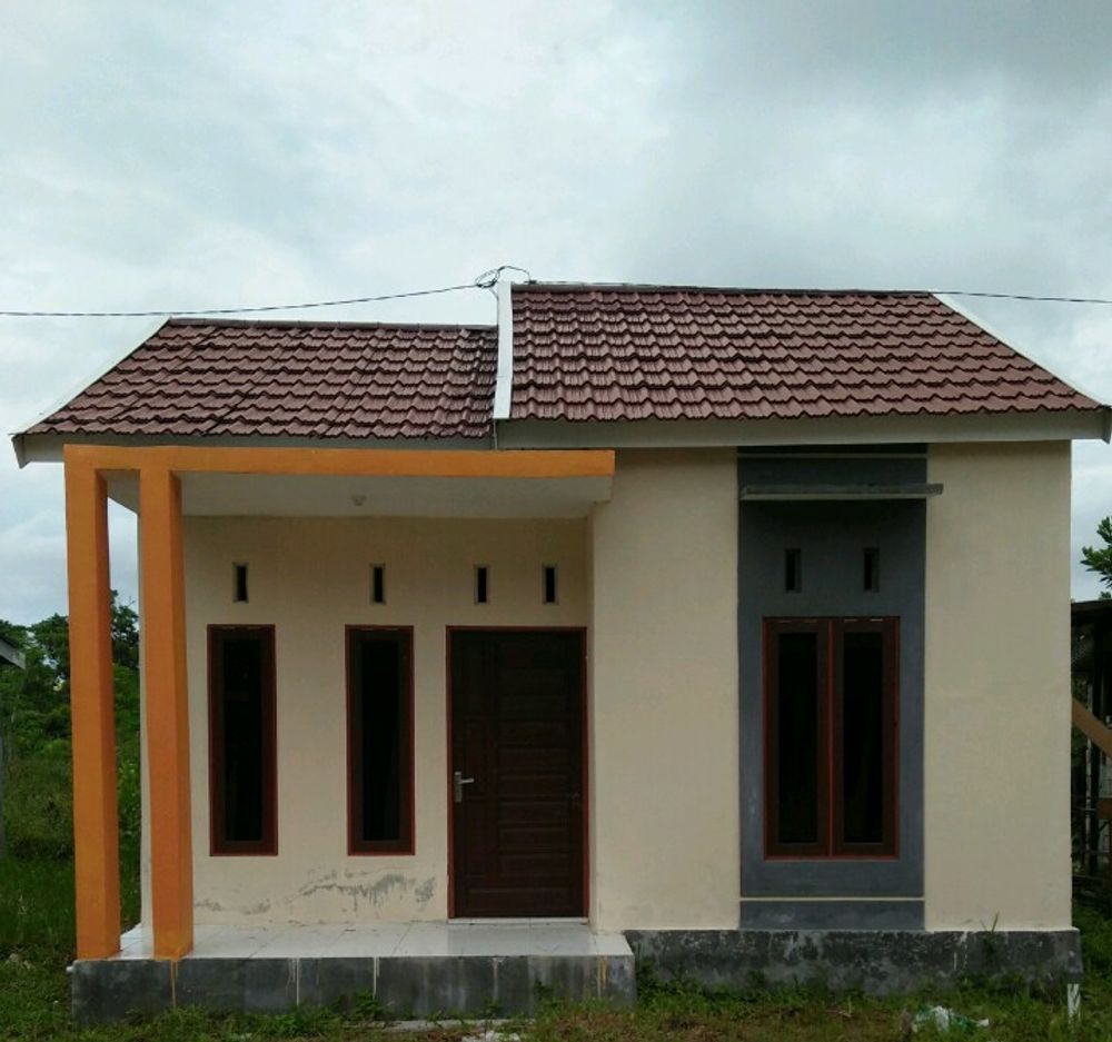 foto tampak rumah tipe 36 perumahan Griya Mentaya