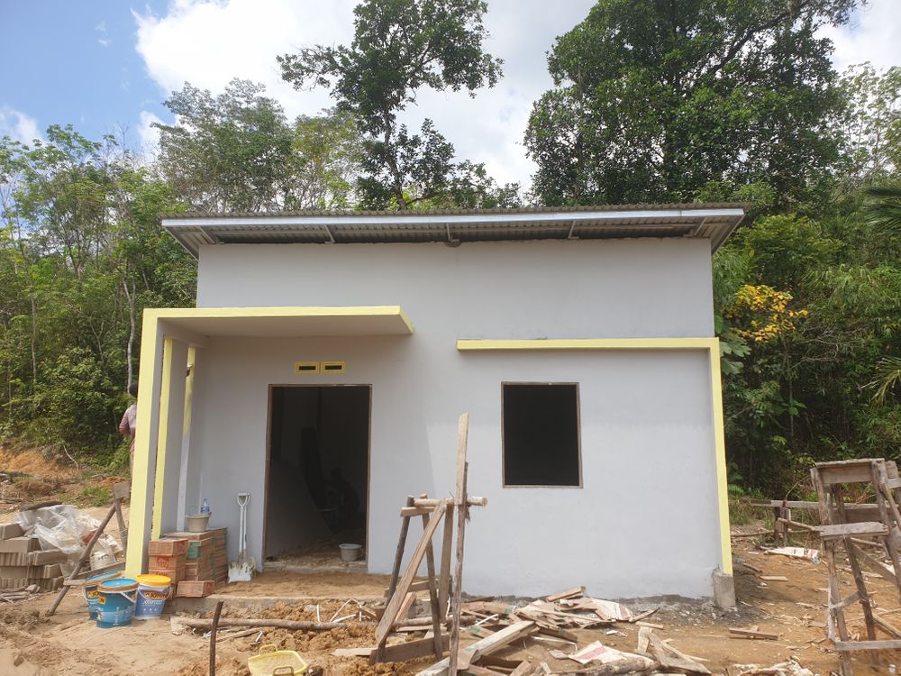 foto tampak rumah tipe 36 Subsdidi perumahan Lala Residence