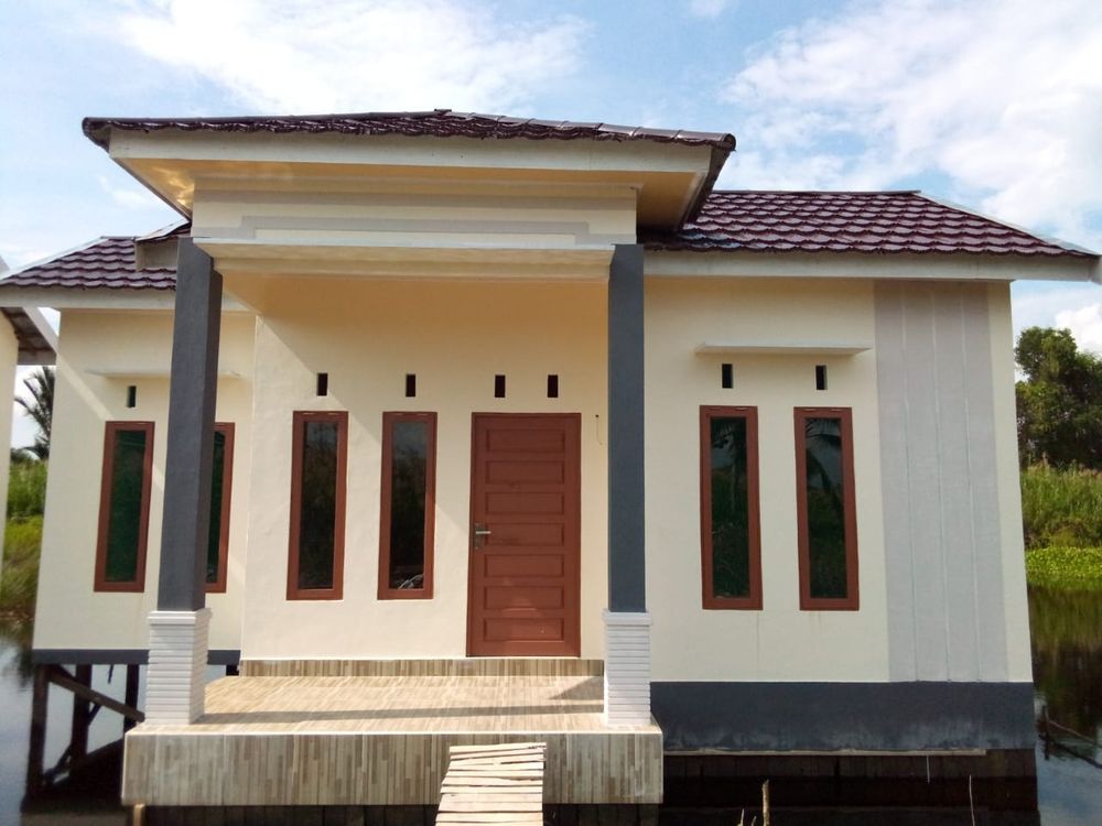 foto tampak rumah tipe 36 perumahan Jati Wangi