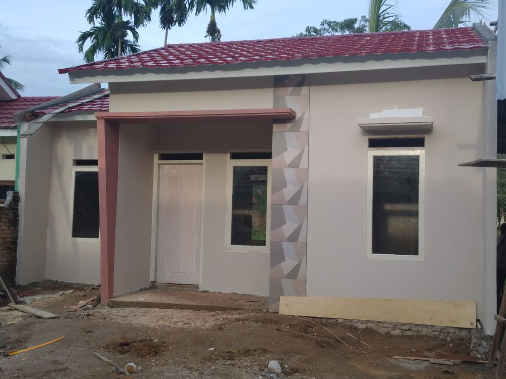 foto tampak rumah tipe 36/104 perumahan Griya Mutiara Batang Anai Tahap 4