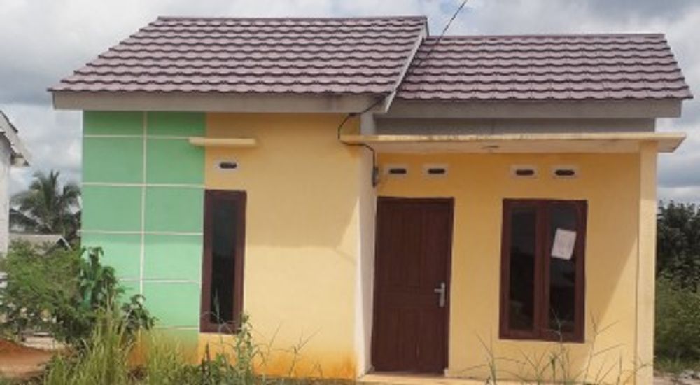 foto tampak rumah tipe 36 perumahan Tiga Berlian I