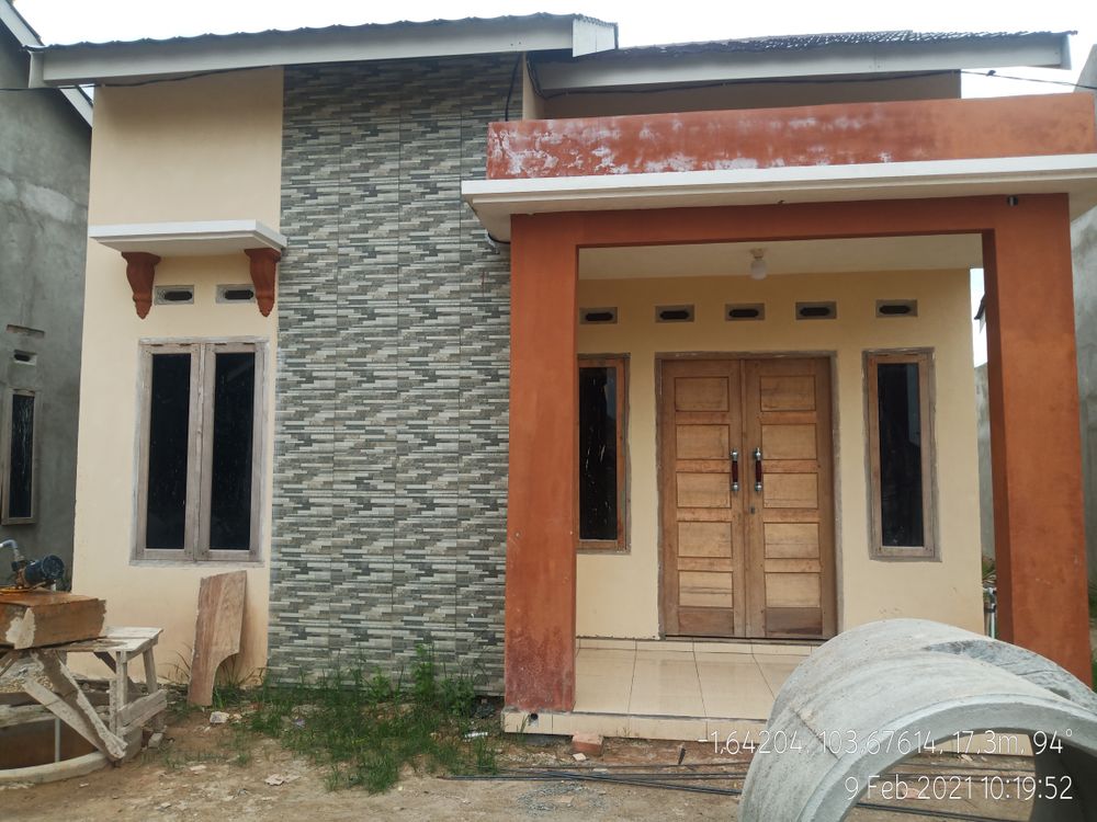 foto tampak rumah tipe 36 perumahan BERKAH INDAH LESTARI 3