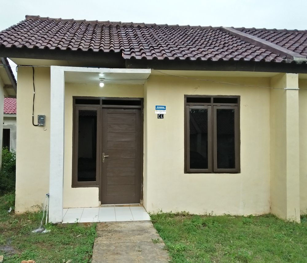 foto tampak rumah tipe 27/72 perumahan Permata Wonosari 