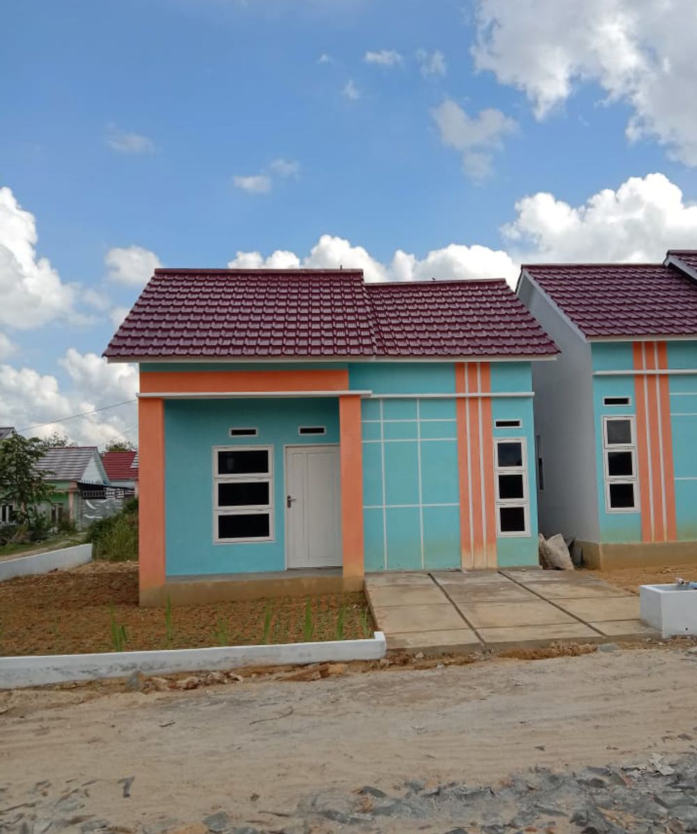 foto tampak rumah tipe 36 perumahan Bisma Residence 2 (Tahap 2)