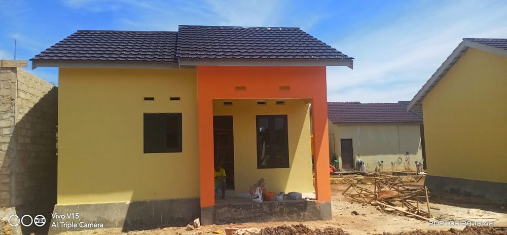 foto tampak rumah tipe 36 perumahan GUNTUNG PARING INDAH PERMAI 2