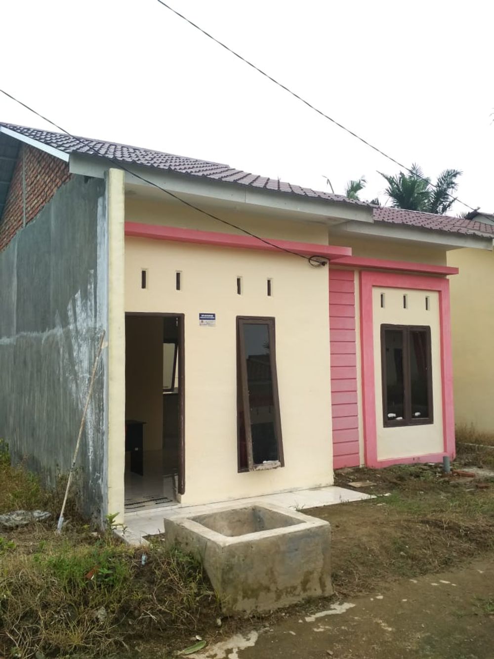 foto tampak rumah tipe SUBSIDI perumahan Istiqomah Residence