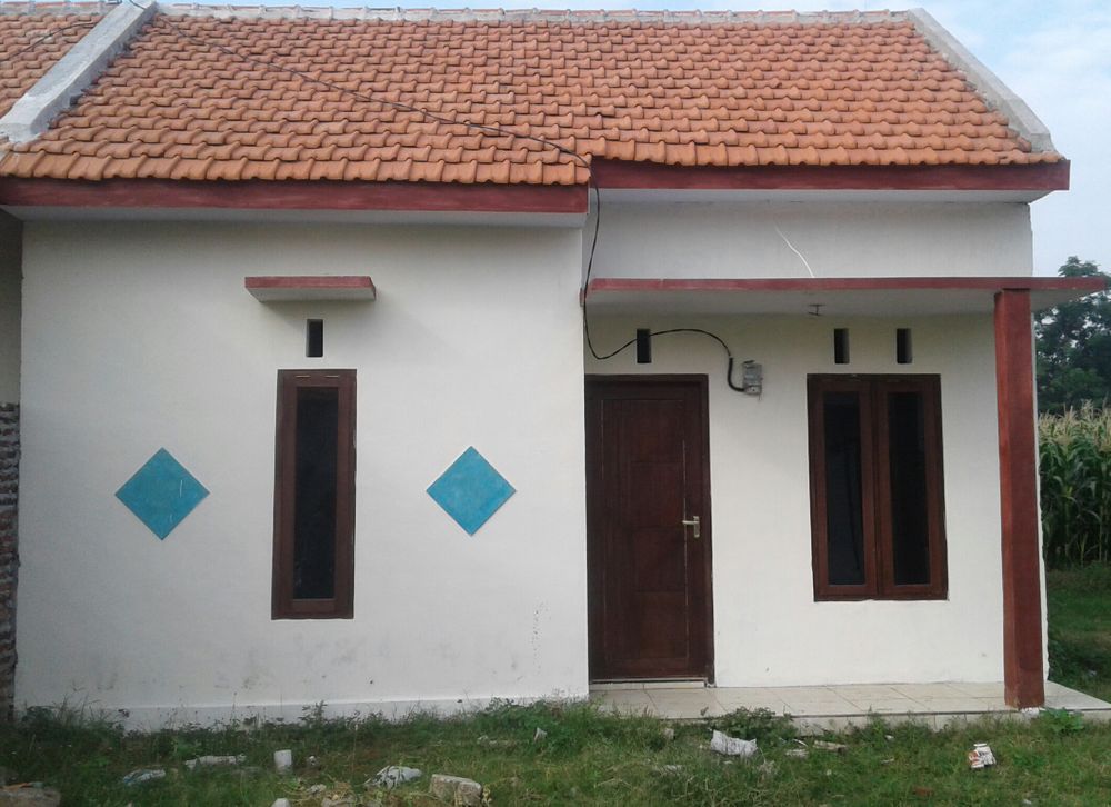 foto tampak rumah tipe 36 perumahan BENGAWAN INDAH