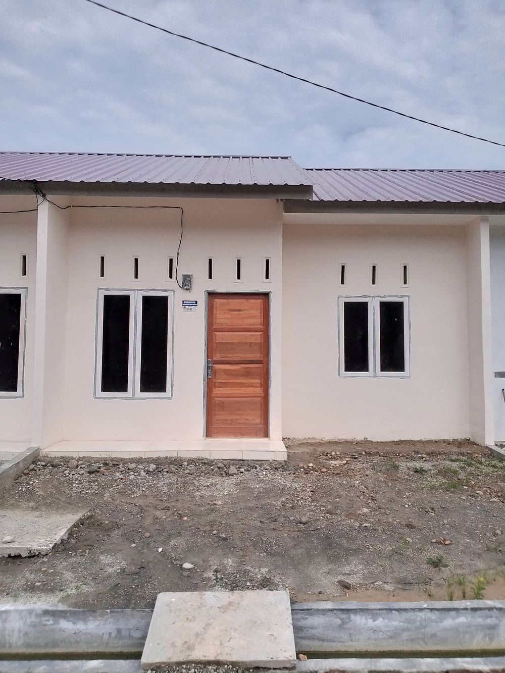 foto tampak rumah tipe SUBSIDI 36 perumahan TAMAN ANNAFRIS MILALA 1 PENGEMBANGAN 1