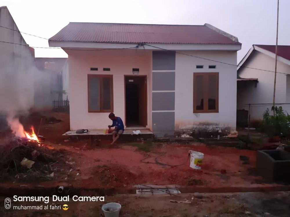 foto tampak rumah tipe T.36 perumahan Permata sebakul residence