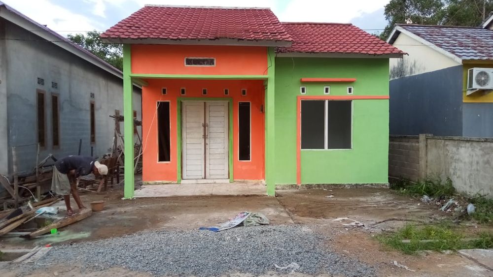 foto tampak rumah tipe 36 perumahan TIRTA ASRI RESIDENCE 1