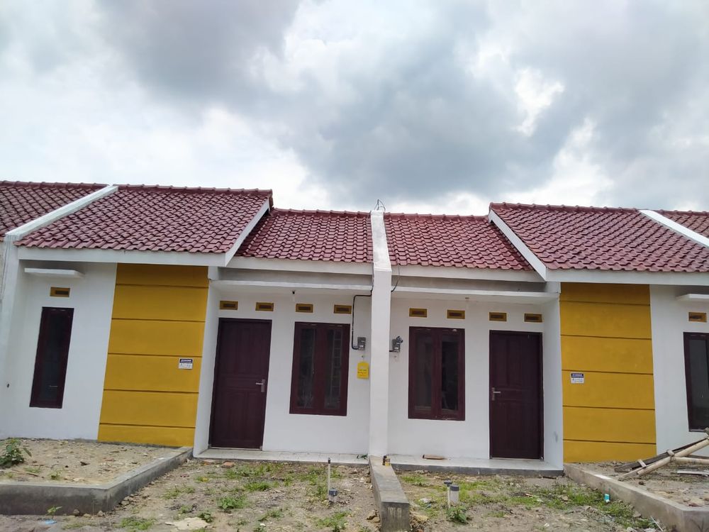 foto tampak rumah tipe 32 perumahan RUMAH PESONA JAGOAN