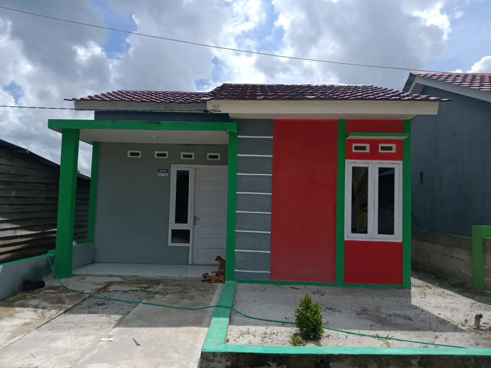 foto tampak rumah tipe 36 perumahan MURAI RESIDENCE