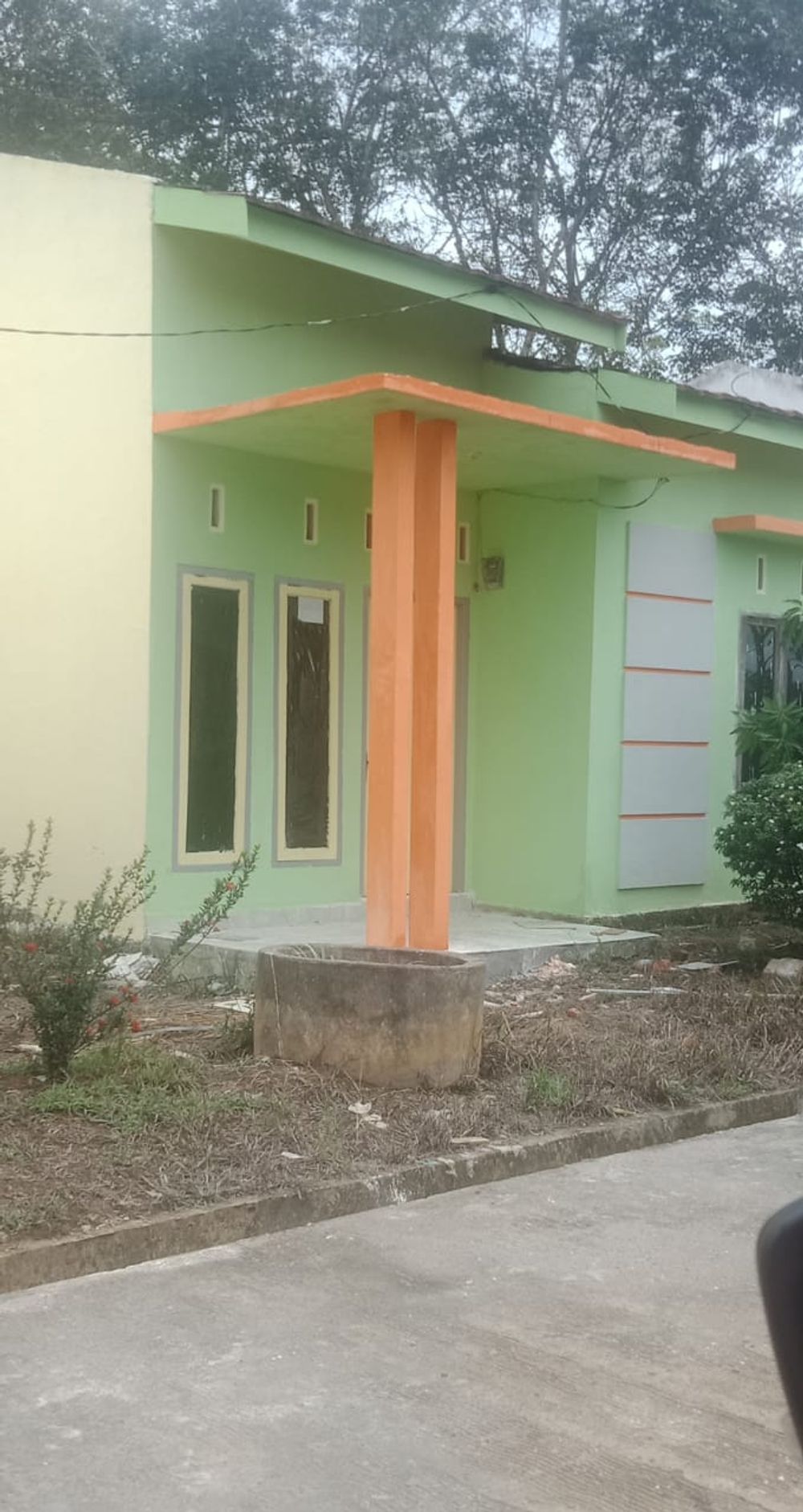 foto tampak rumah tipe 36 perumahan Edelweiss Regency 1