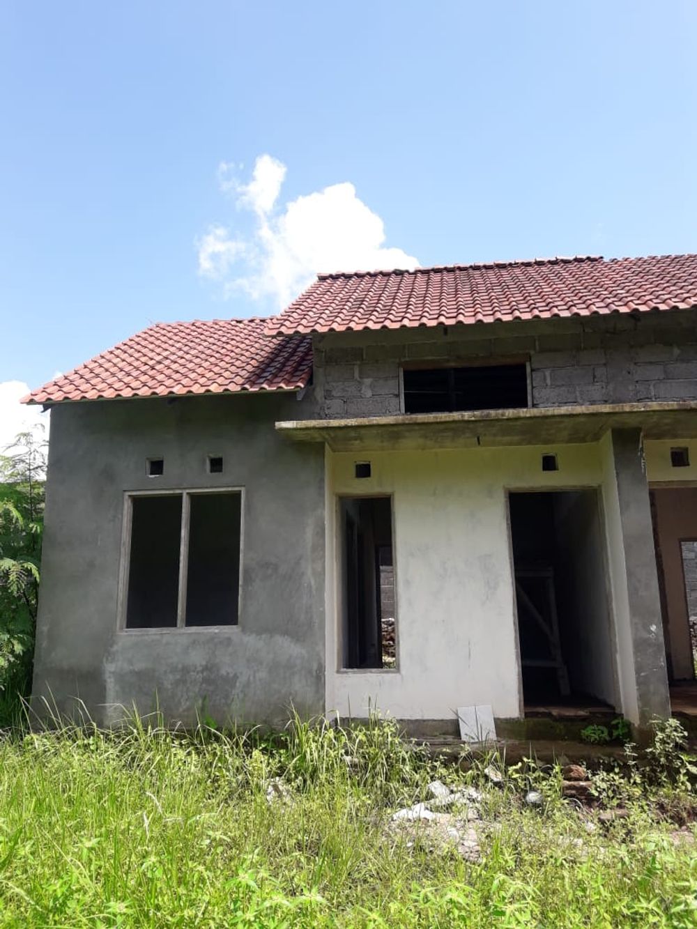 foto tampak rumah tipe 27/60 perumahan SATYA GRAHA RESIDENCE
