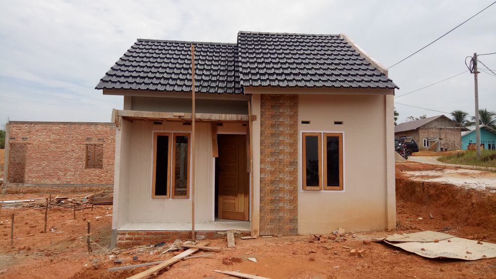 foto tampak rumah tipe 36/108m2 perumahan Perumahan Alesha 2
