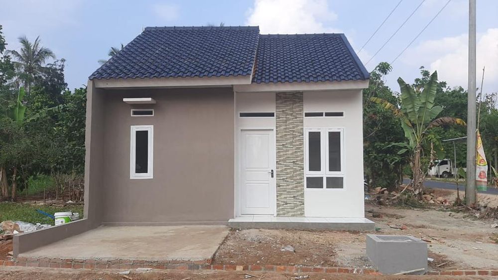 foto tampak rumah tipe 36 perumahan Perumahan Hasna Village