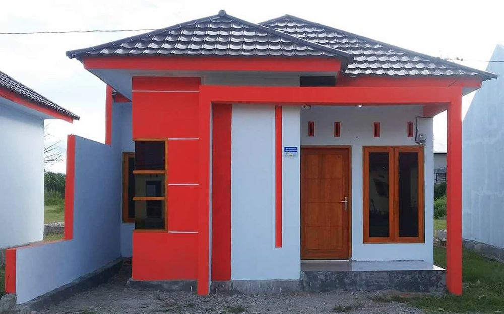 foto tampak rumah tipe 36/108 perumahan GRAHA HUTUO INDAH