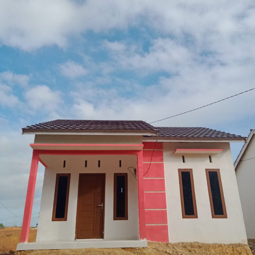 foto tampak rumah tipe 36 perumahan BUKIT INTAN BERLIAN