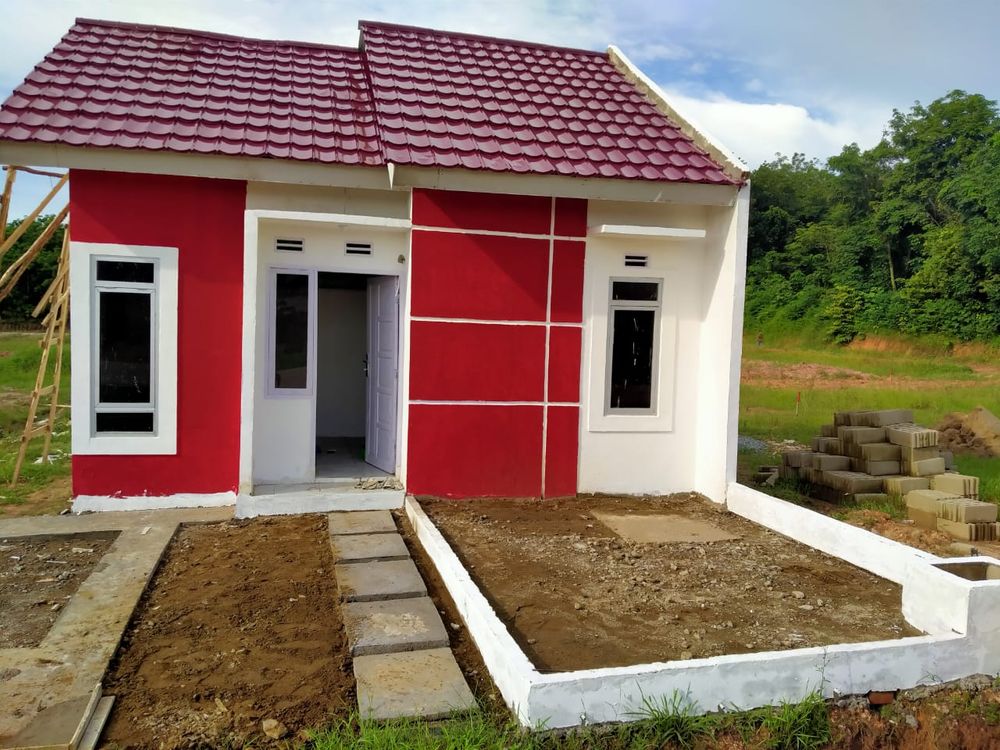 foto tampak rumah tipe 36 perumahan Limas Sejahtera 2