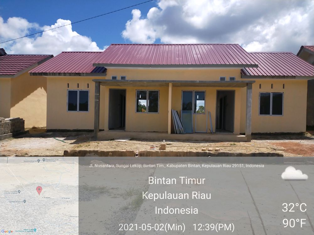 foto tampak rumah tipe 36 perumahan LENGKUAS HILL RESIDENCE
