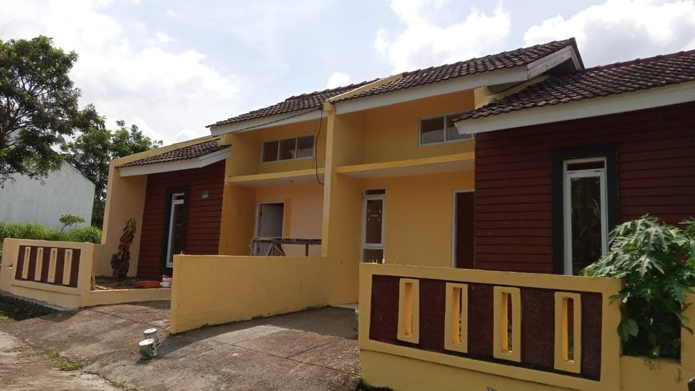 foto tampak rumah tipe 30 perumahan Kadu Pinang Village