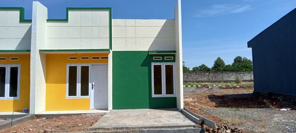 foto tampak rumah tipe 30 perumahan GRAND ZAMZAM CITY
