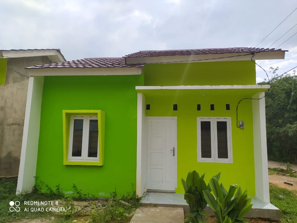 foto tampak rumah tipe 36 perumahan Taman sari